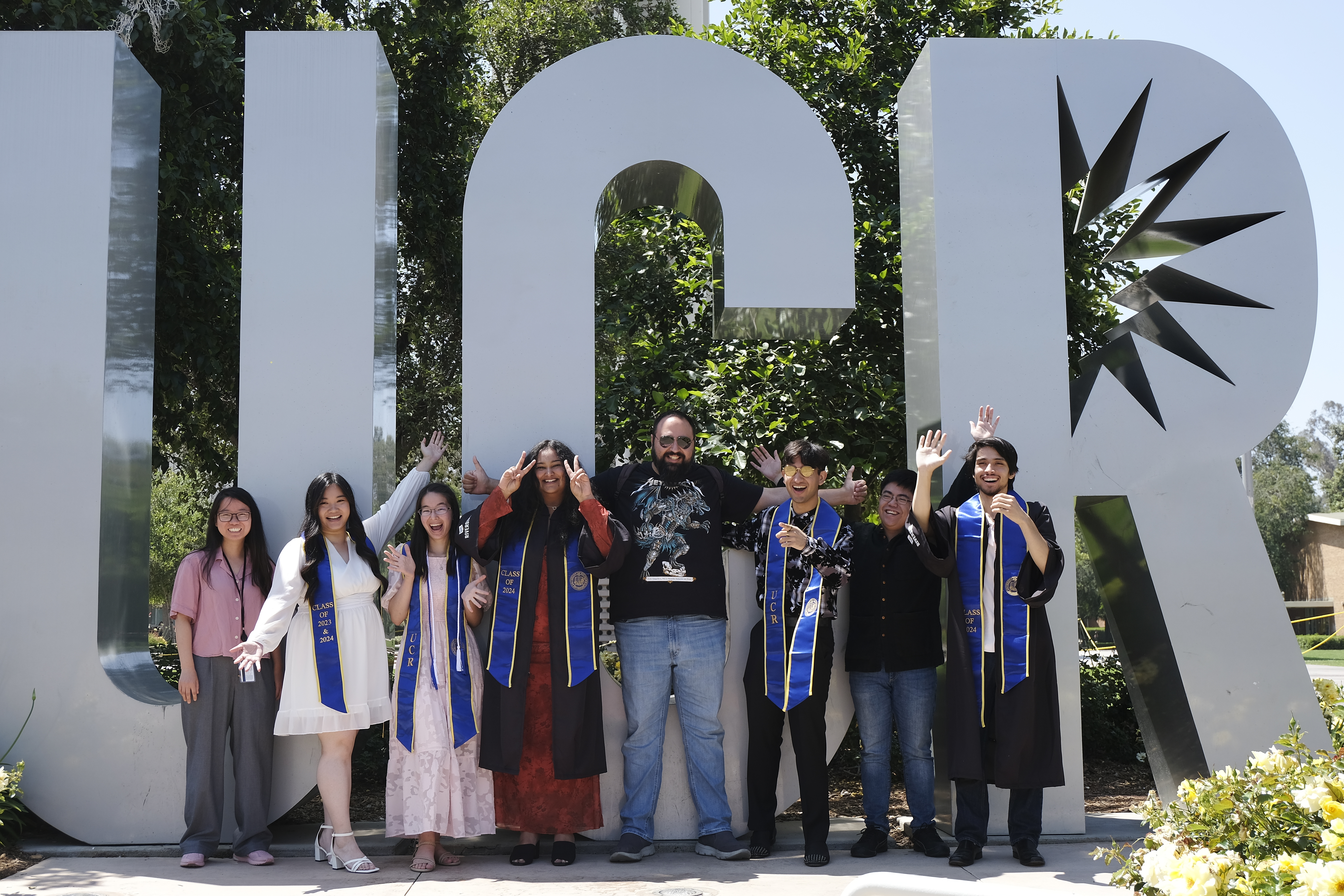 UCR Sign with Professors and Students